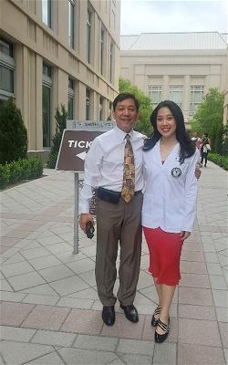 TG Nguyễn Khánh Vũ cùng con gái