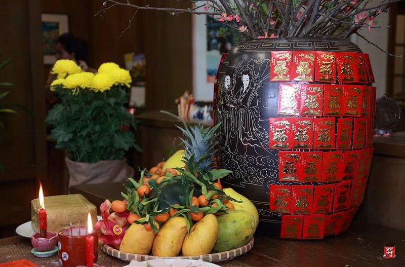 Ăn Tết minh hoạt_Ảnh Mùng Một Tết tòa soạn Việt Báo